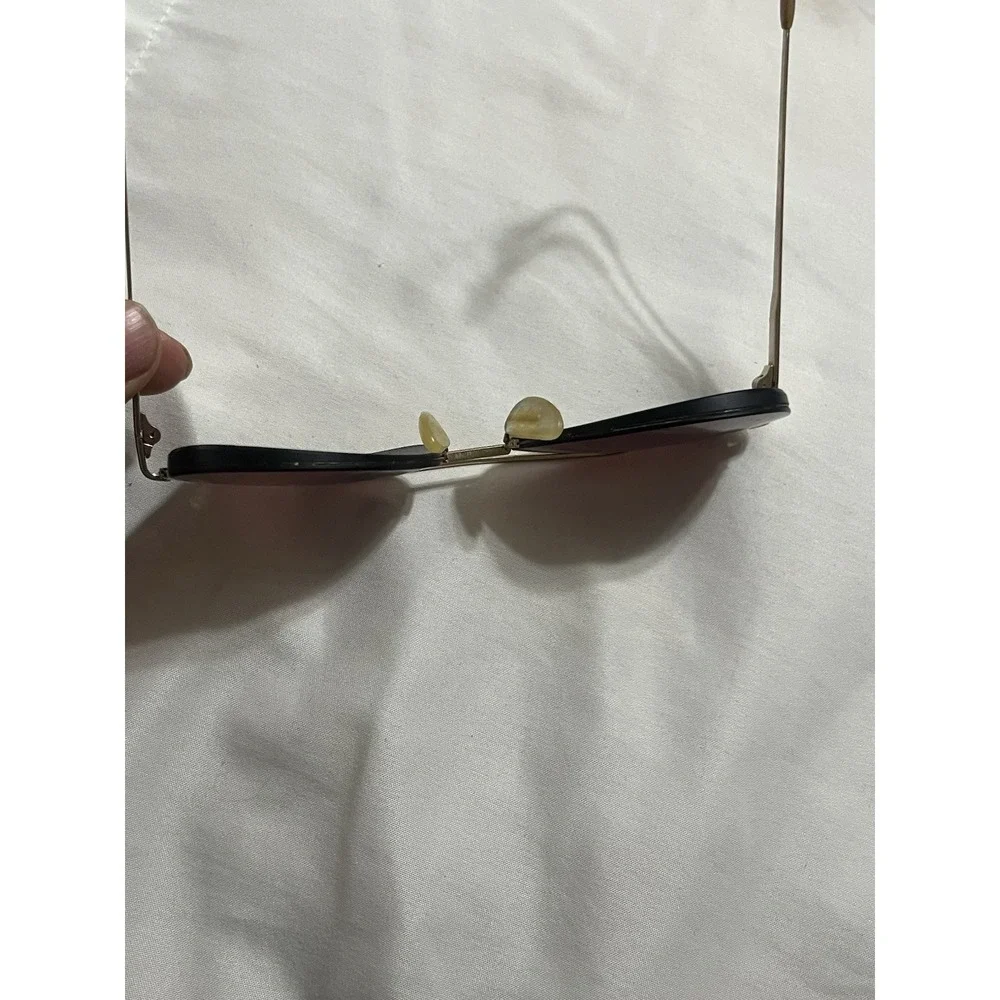 AUTHENTIC ZEISS WEST GERMANY 5860 GOLD EYEGLASSES FRAME 57-17-140